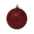 thumbnail image 4 of 50 Esferas Navideñas Rojas Brillantes Vino Diamantadas, 4 of 8