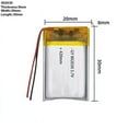 thumbnail image 2 of 3.7V 420mAh Li-Ion Battery 802030 Lithium Polymer Rechargeable Battery For Bluetooth Headset GPS Toy, 2 of 6