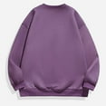 thumbnail image 3 of Jalioing Crew Neck Sweatshirts for Men Fashion Loose Long Sleeve Solid Pullover Tops Casual Basic Fall Winter Shirt, 3 of 4