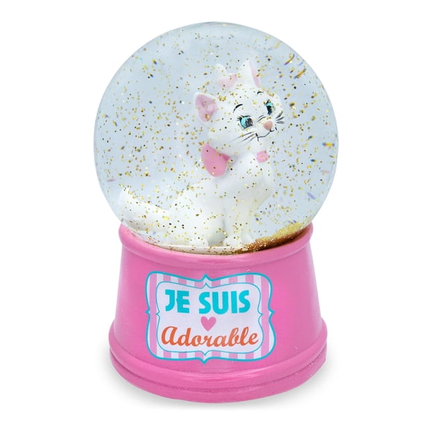 Bola de nieve plateada Buffalo Disney Aristocats Marie, 15 cm