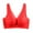 Red, variant on Pejock Everyday Bras for Women, Women's Ultimate Comfort Lift Wirefree Bras Wire Free Underwear OnePiece Bra Everyday Underwear Bras No Underwire Khaki Cup Size 34/75BC