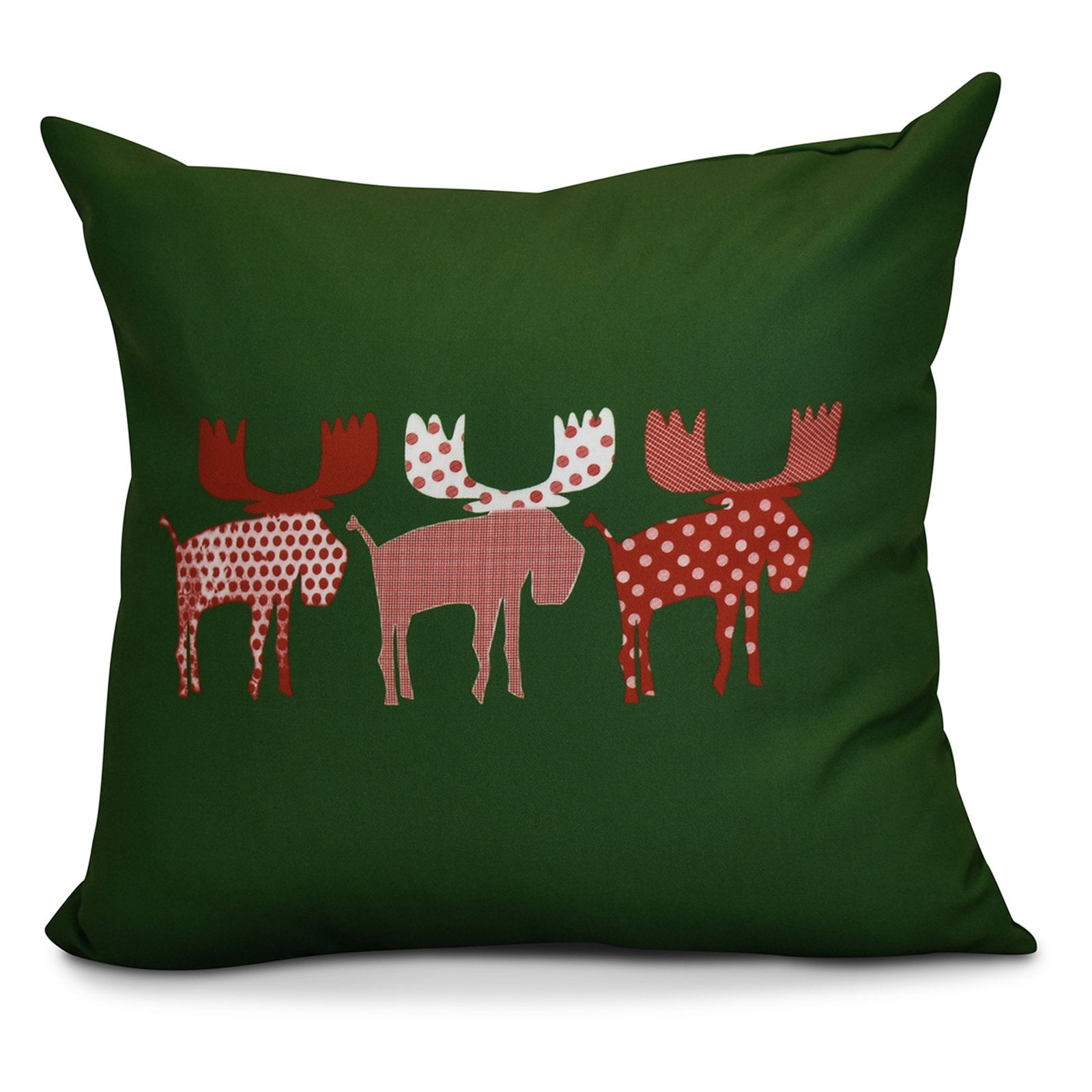 Simply Daisy 16" x 16" Merry Moose Animal Print Pillow