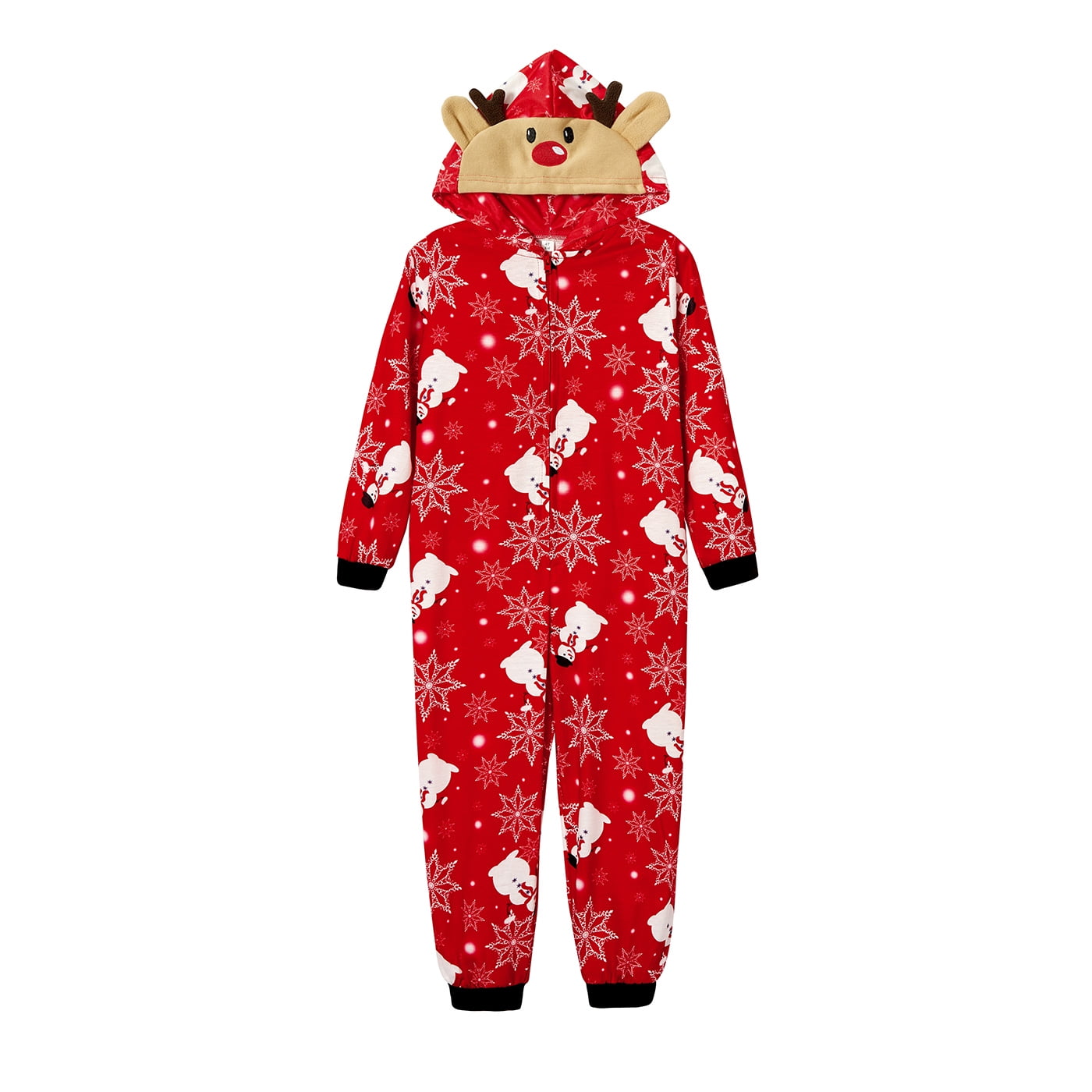 PatPat Reindeer Christmas Family Matching Pajama for Family,Size Baby-Kids-Adult ,Onesie,Unisex
