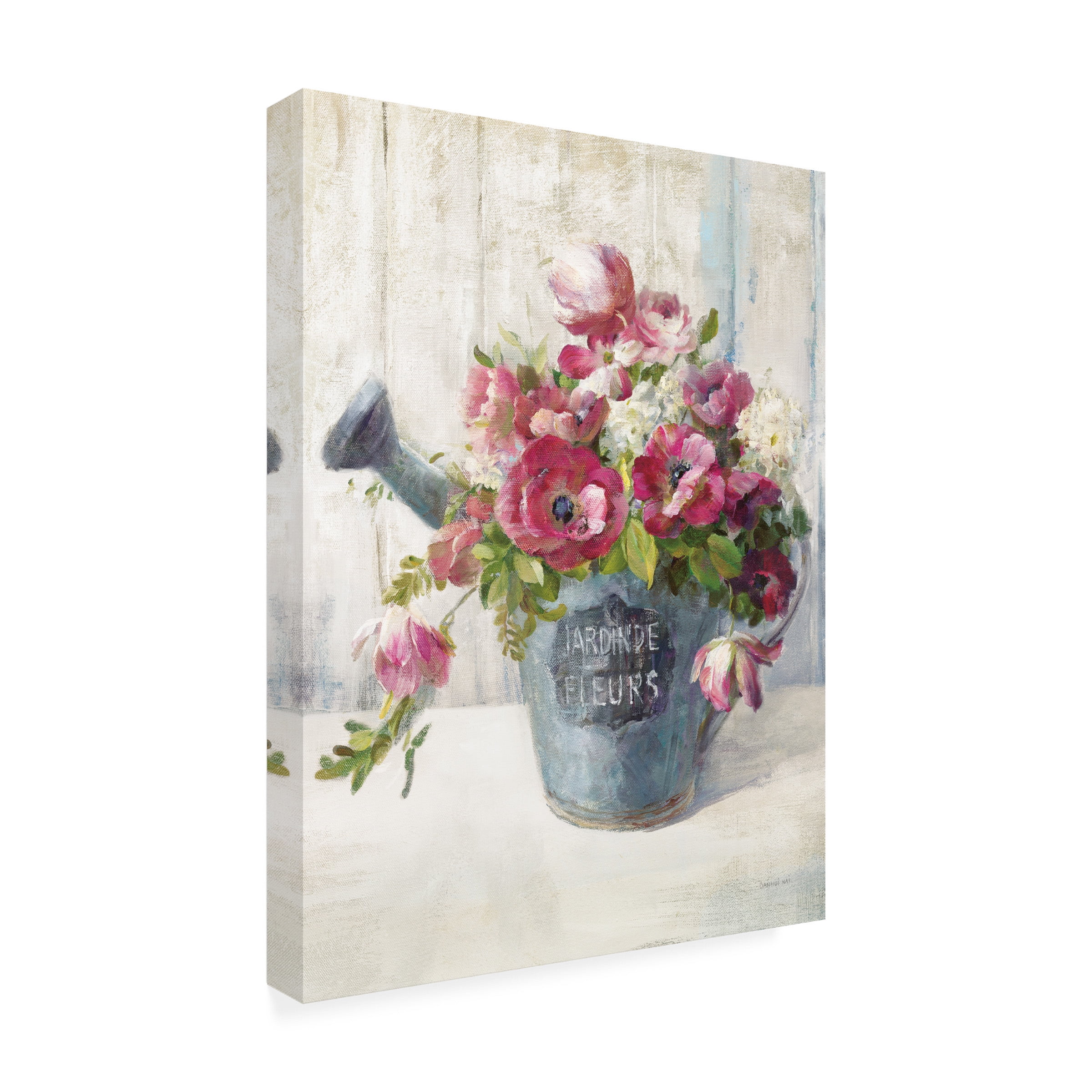 Trademark Fine Art 'Garden Blooms II' Canvas Art by Danhui Nai