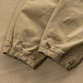 thumbnail image 5 of Mifsaly Cargo Jogger Pants Men Elastic Waist Drawstring Casual Twill Sweatpants Outdoor Hiking Pant with Multi Pockets Fashion Summer Streetwear M, 5 of 9