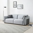 thumbnail image 5 of Aukfa 2 Seater Sofa, 86" Fabric Couchs for Living Room, Mid Century Loveseat Sofa, Gray, 5 of 5