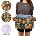 thumbnail image 3 of Yayeee 2 Pack Canvas Storage Basket with Handles for Shelves Fabric Bins Closet Organizer, Vibrant Oranges, 3 of 8