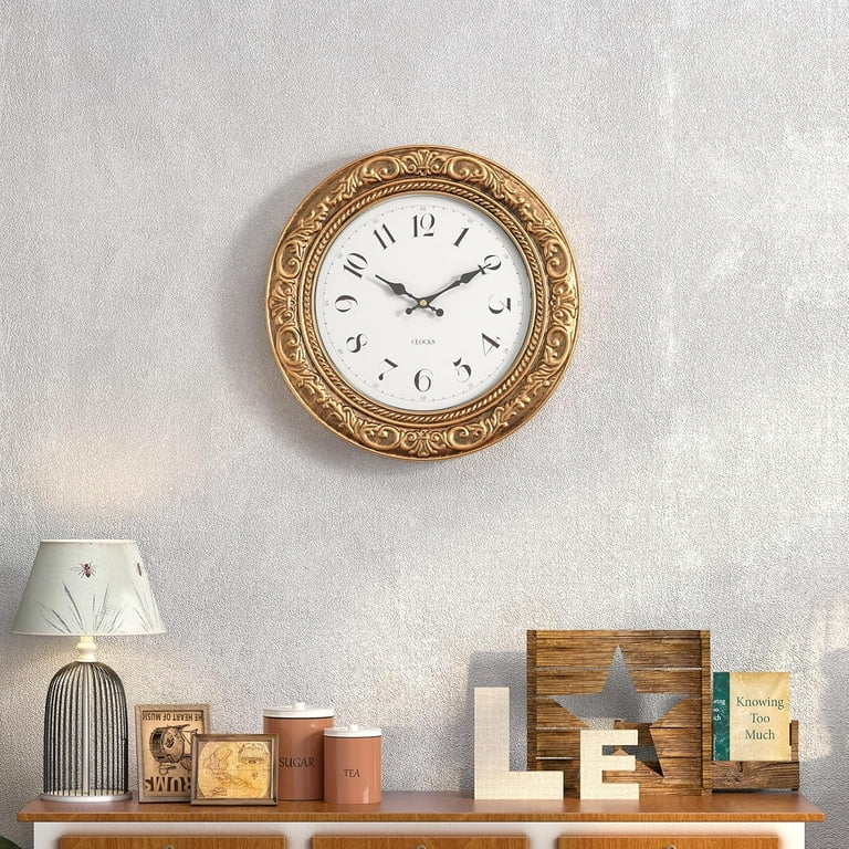 European Vintage Decorative Wall Clock, 12