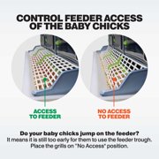 Hatching Time 9.5 Chick Brooders, ABS Plastic 3-Layer Modular Design, Automatic Heating System, Stackable Brooder for Chicks, Quail & Pheasant