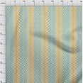 thumbnail image 3 of oneOone Cotton Silk Fabric Stripe & Herringbone Geometric Print Sewing Fabric BTY 42 Inch Wide, 3 of 4