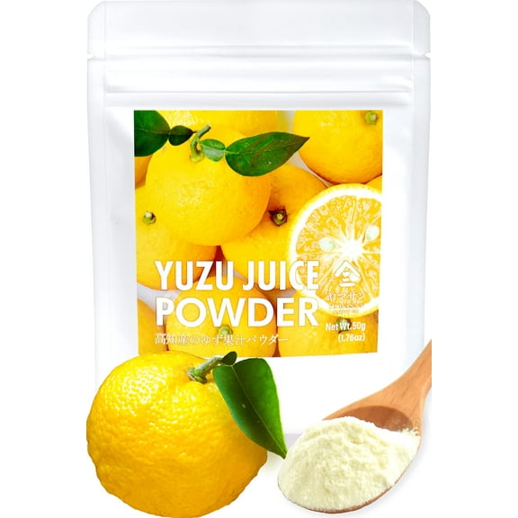 Yamasan Yuzu Juice Drink Powder, Cooking, Baking, Made in Japan, 1.76oz