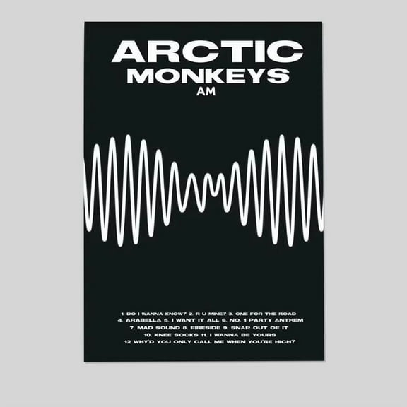 Music Poster- Arctic Monkeys Band Poster - Vintage Style - Size 24x36 - Postora