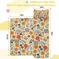 thumbnail image 5 of Pioneer Flower Floral Print Pattern Toddler Nap Mats for Kids Preschool,Sleeping Mat Bag or Kids,Toddler Sleeping Bag,Toddler Nap Mat or Daycare, 5 of 6