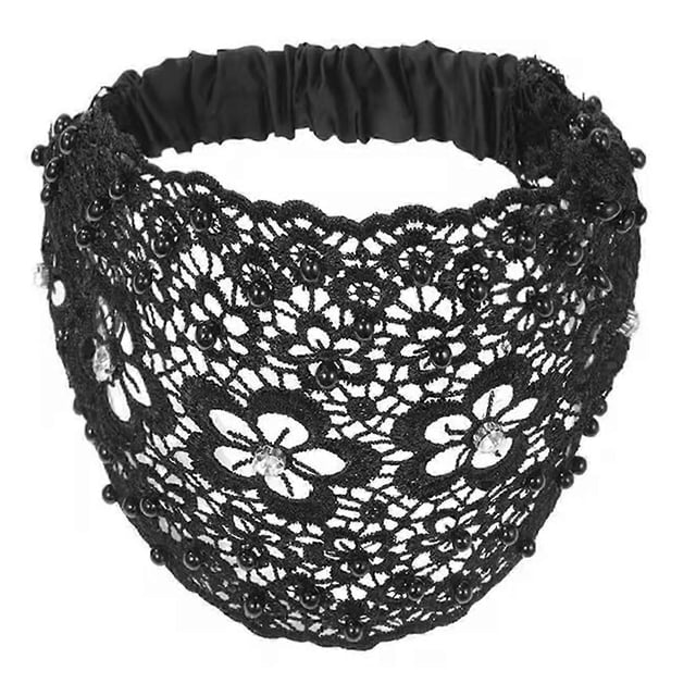 Bridal Wide Hair Accessory With Beads Breathable Lightweight Sweatproof for Daily Fashion Casual