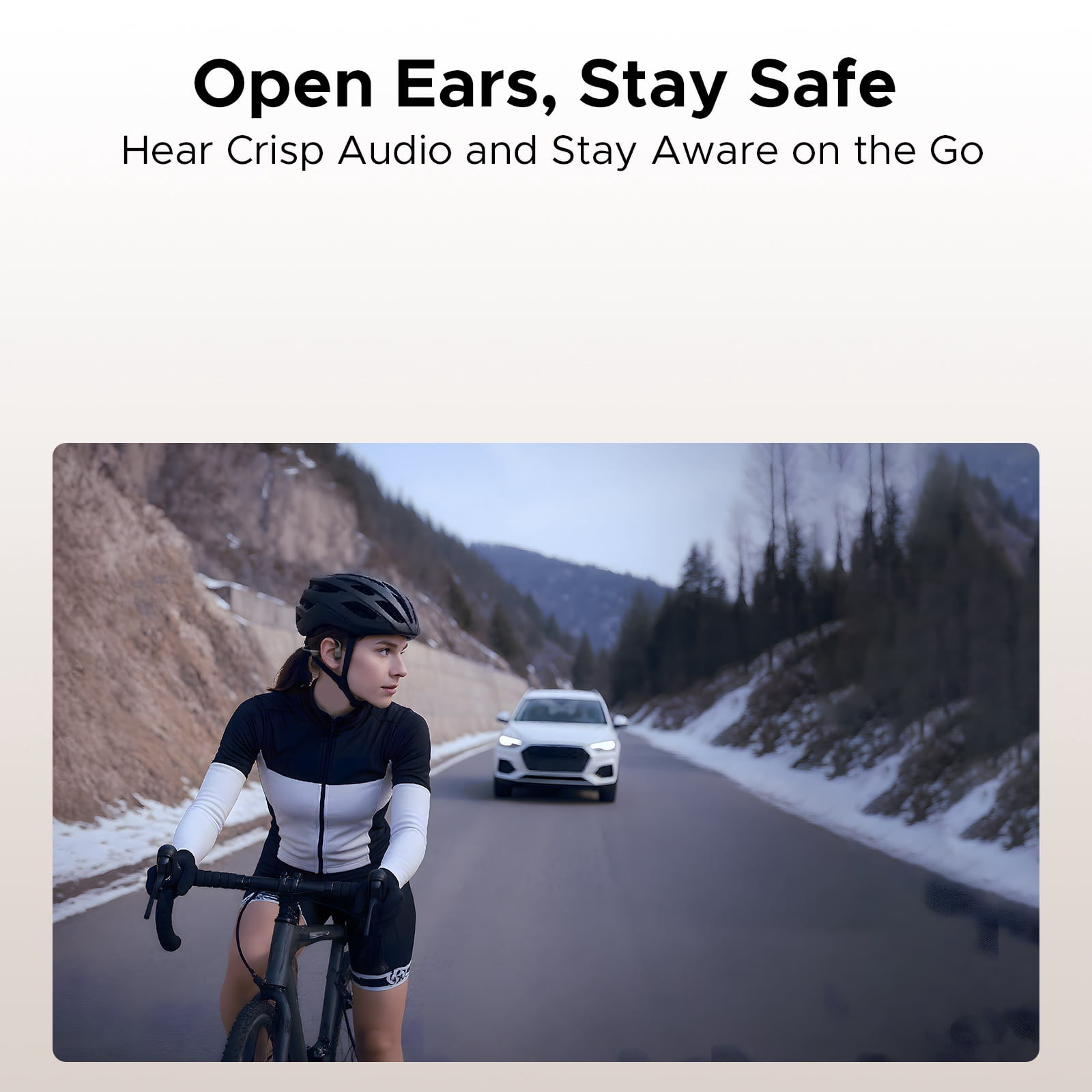 Doogee Bone Conduction Headphone, IP68 Waterproof Swimming Headphones Wireless Bluetooth 5.4, Dual Drivers, Bone Air Conduction, Sport Open-Ear Headphones for Swimming, Running, Cycling