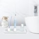 thumbnail image 2 of Soporte para cepillo de dientes de diatomita orgánica para encimeras de tocador de baño, blanco, paquete de 2, 2 of 5