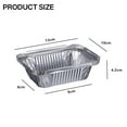 thumbnail image 2 of ACDANC 50 Pcs Baking Pan Cake Pans Cake Sheet Pan Aluminum Oblong Foil Pans Disposable Pan Disposable Tin Foil Box with Cover Aluminum Foil, 2 of 7