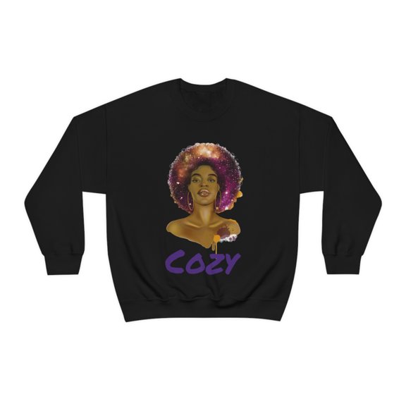 COZY Sweatshirt fior Black Women, Sweater , Comfortable Sweater