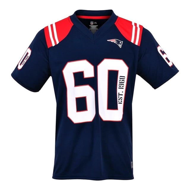 Playera NFL New England Patriots Azul para Hombre Talla G