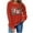 CRed, variant on Christmas Sweatshirts for Women Santa Claus Graphic Crewneck Oversized Long Sleeve Pullover Holiday Party Tops Cozy Casual Christmas Shirt
