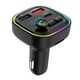 thumbnail image 5 of Coche Bluetooth 5.0 Inalámbrico Manos libres Coche Transmisor FM Receptor Radio Adaptador de MP3 Reproductor 2 USB + PD Kit de cargador, 5 of 9