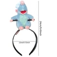 thumbnail image 3 of Ratatouille Chef Remy Mouse peluche diadema de juguete Halloween Cosplay fiesta Prop mujeres niñas regalo de cumpleaños de Navidad, 3 of 5
