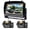 Black, variant on 2 Magnetic Solar Wireless Backup Camera with 7'' HD 1080P DVR Monitor System, 9600mAh Rechargeable Dual Reverse Camera for Hitch Towing Car Trailer Truck