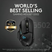 Logitech G502 X Wired Gaming Mouse - LIGHTFORCE hybrid optical-mechanical primary switches, HERO 25K gaming sensor, compatible with PC - macOS/Windows