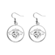 thumbnail image 1 of Mariscos Pescado organismo marino Pendientes pendientes de plata colgantes joyas señora Unbranded M, 1 of 3