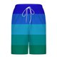 thumbnail image 5 of Pantalones Cortos Casuales para Hombre Imprimir con Bolsillos Pantalones de Playa de Cintura Elástica, Pantalones Cortos de Cintura Elástica para Hombre, 5 of 6