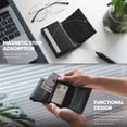 thumbnail image 4 of Cartera VULKIT desplegable de piel con bloqueo RFID, negra, 4 of 8