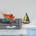 thumbnail image 2 of Estatua de arowana, escultura de , figura de de hierro, adorno de resina y hierro, ideal para sala de estar, oficina, estante, escrit, 2 of 8