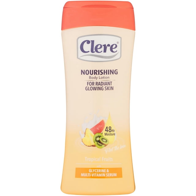 CLERE Loción Corporal Nutritiva - Frutas Tropicales - 400mL