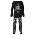 thumbnail image 3 of Shadoumai Matching Family Christmas Pajamas For Couples, Xmas Tree Print Tops Long Sleeve Holiday Sleepwear Sets For Mom Dad Fall Clothes, 3 of 8