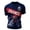 Blue #7, variant on Soccer Jersey for Men Crew Neck Short Sleeve Fashion Lightweight Tops Color Splash Street Art Print Vocation Shirt Spain Brazil Argentina France Germany Portugal Navy 2XL