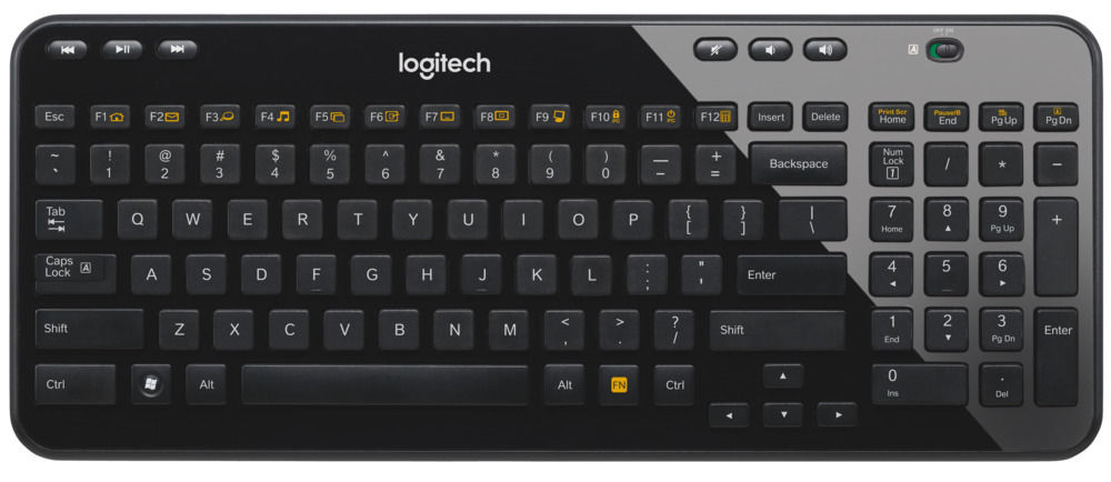 Logitech K360 Wireless Keyboard with Programmable Hotkeys - Walmart.com - Walmart.com