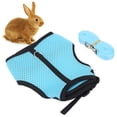 thumbnail image 4 of Bunny Harness and Leash Set, Rabbit Chest Harness Pet Leash Harness Set Rabbits Vest Harness Mesh Pet Leash for Hamster Rabbit Guinea Pig Squirrel Small Animals, 4 of 7