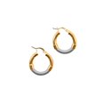 thumbnail image 1 of Arracadas Huggies de Oro Combinado de 14K TIMESQUARE  AHLC38MVM, 1 of 3