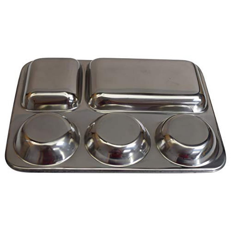 Stainless Steel Dinner Plates | Durable, BPA-Free & Eco-Friendly