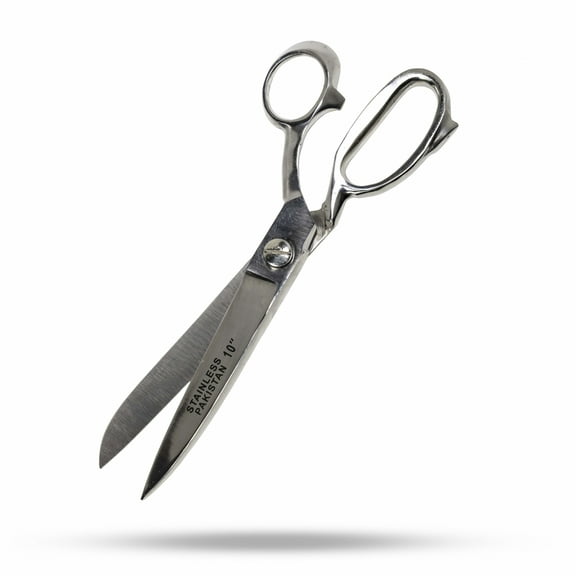 Universal Tool Tailor's Shears, Heavy Duty Stainless Steel, Straight Scissors, 10"