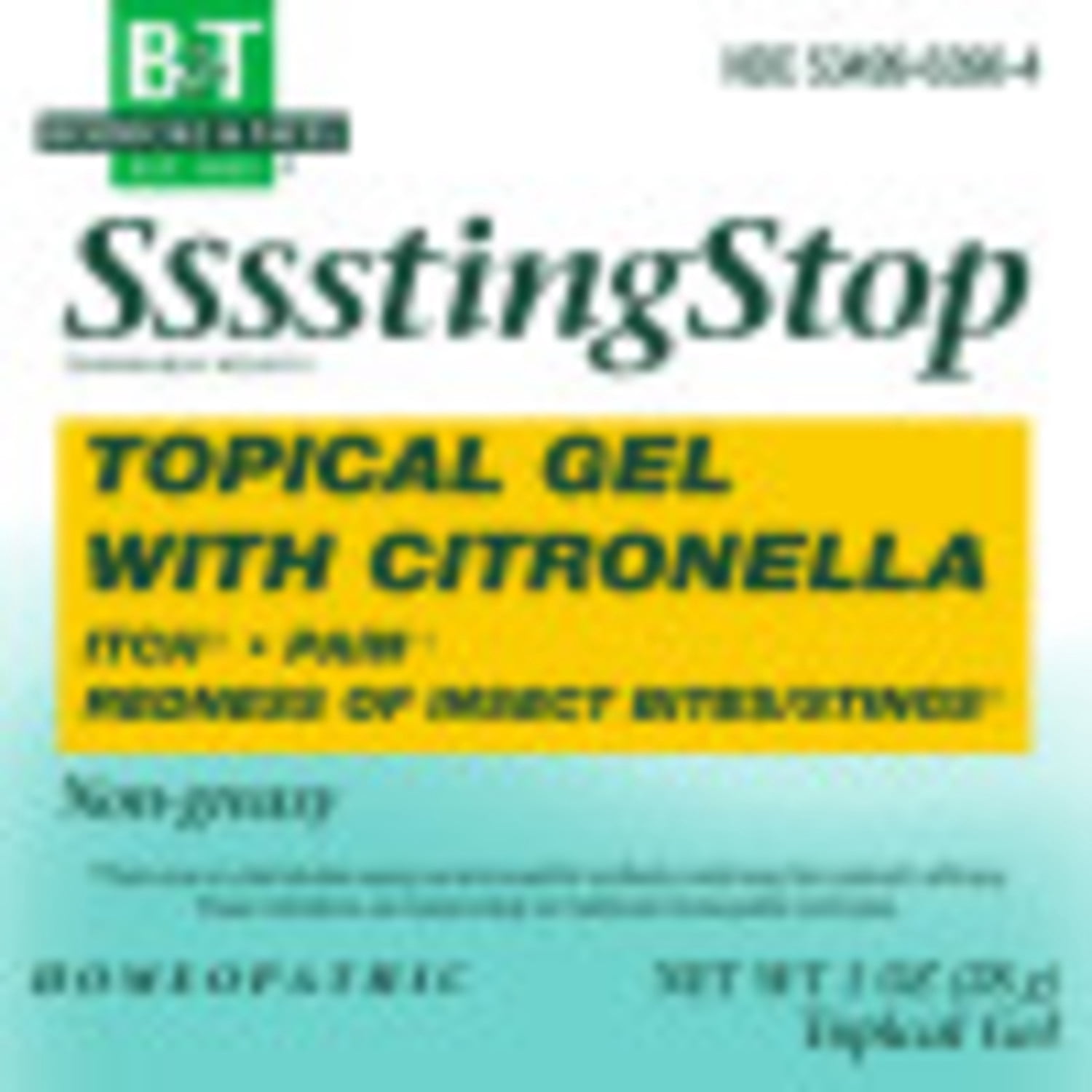 Boericke & Tafel SssstingStop® Topical Gel (Nature's Way Brands)