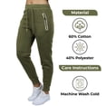 thumbnail image 3 of Galaxy by Harvic 3-Pack Women's Loose Fit Fleece Jogger Sweatpants (S-5XL), 3 of 4