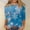 Shirts-A010Light Blue, variant on Gamivast Christmas Tops for Women Casual 3/4 Sleeve Crew Neck Shirt Funny Holiday Snowman Trees Graphic Tee Xmas Party Pullover Outfits Fall Winter Loose Fitted Tops 5XL