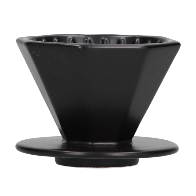 Pour Over Coffee Filter, Coffee Dripper Elegant Ceramic Portable For Cafe For Home White,Black