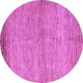 thumbnail image 1 of Ahgly Company Indoor Round Abstract Purple Modern Area Rugs, 3' Round, 1 of 4