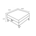 thumbnail image 6 of Clint Square Upholstered Storage Ottoman Aloe, 6 of 6