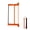 Orange, variant on Suodoka Folding Hand Saw 15.35 inches / 39 cm Aluminum Alloy Pruning Camping Survival Gear, Black