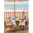 thumbnail image 2 of Outdoor Tablecloth with Umbrella Hole for Patio/Picnic/Party/Camping, Construction Truck Waterproof Table Cloth Rectangle Table Cover Washable, Cartoon Grips and Bulldozers Stirrup Car (60"x 120"), 2 of 8