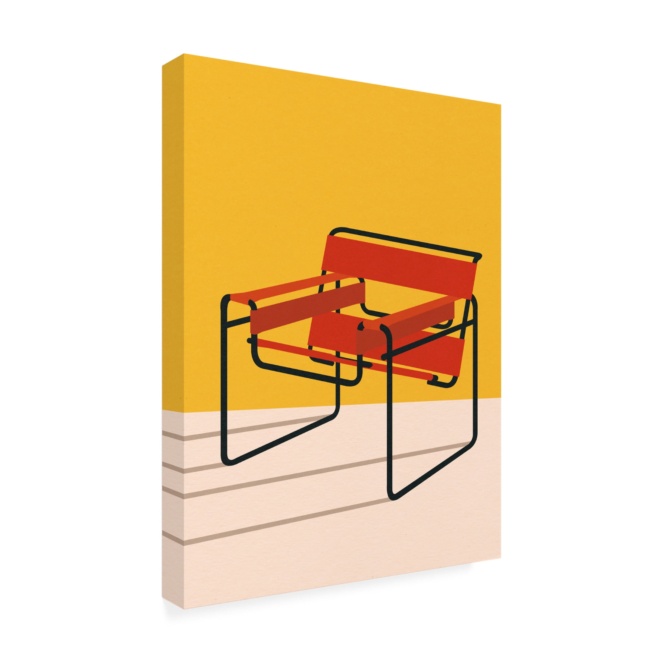 Trademark Fine Art Rosi Feist Wassily Chair Marcel Breuer Canvas Wall Art