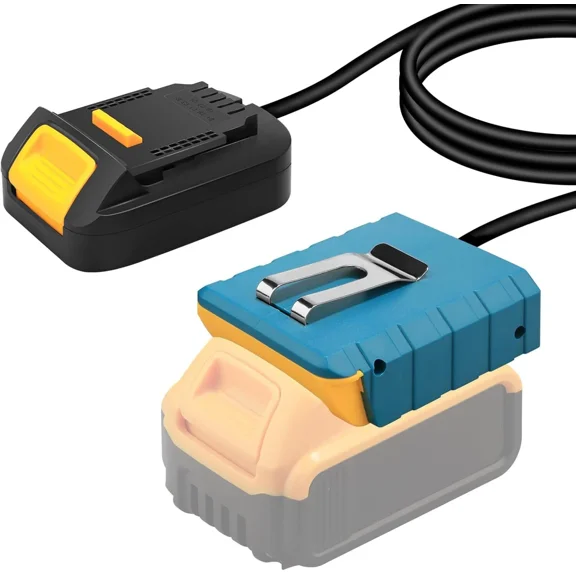 Battery Extension Cord for Dewalt 20V Tool Belt Battery Adapter with 4.9FT Cable